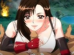 Tifa Lockheart - Anime Blowjob