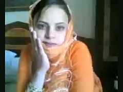 Arab girl caught on camera