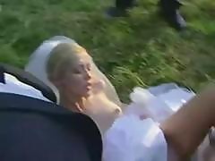 Bride Fucked Outdoors By More Than One Guy